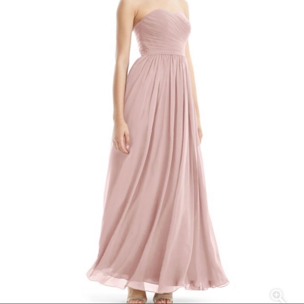 Azazie jasmine dress dusty rose